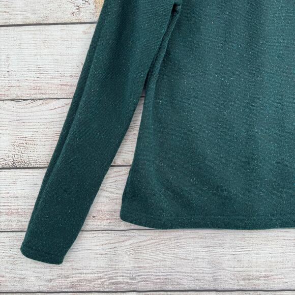 SmartWool Hudson Trail Full Zip Fleece Sweater Womens Medium Green - Picture 15 of 16